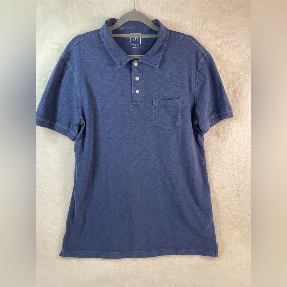 GAP Men's Classic Navy Polo Shirt
